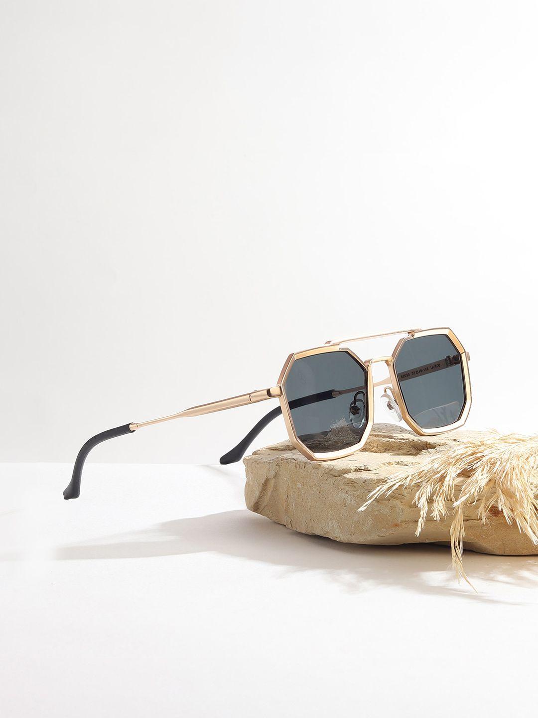 scaglia unisex square sunglasses with uv protected lens