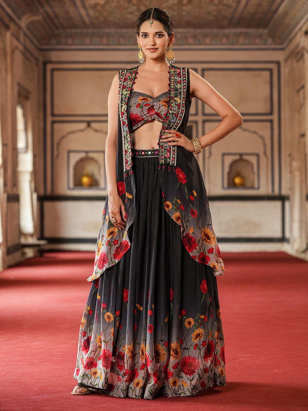 scakhi printed ready to wear lehenga & choli