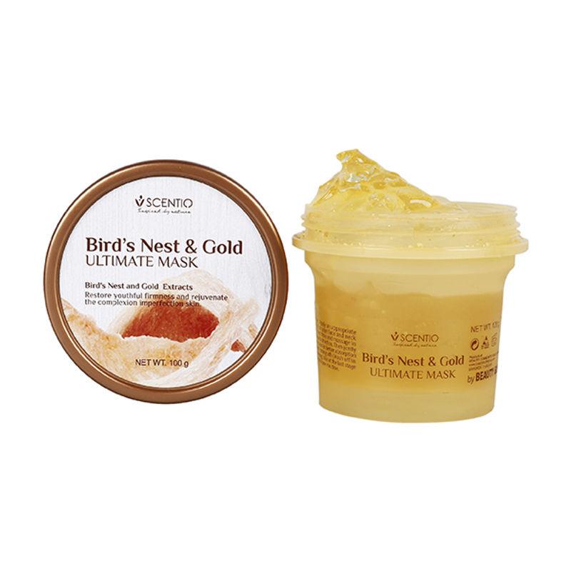 scentio organic bird's nest and gold ultimate mask