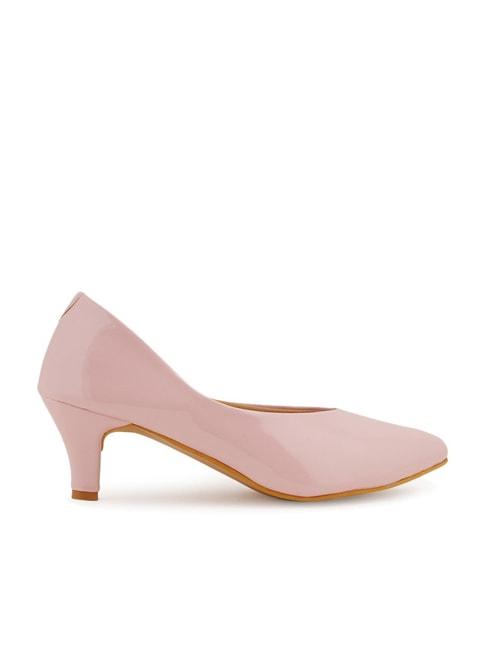 scentra women's pink casual pumps