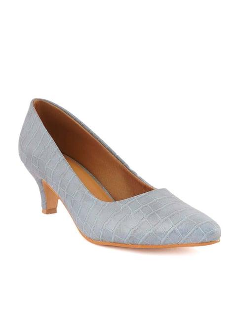 scentra women's cloud grey casual pumps