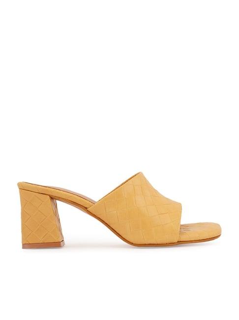 scentra women's mustard casual sandals