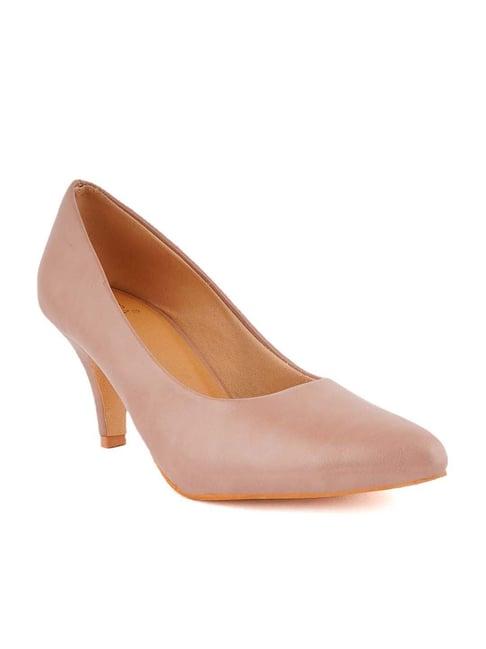 scentra women's pink stiletto pumps