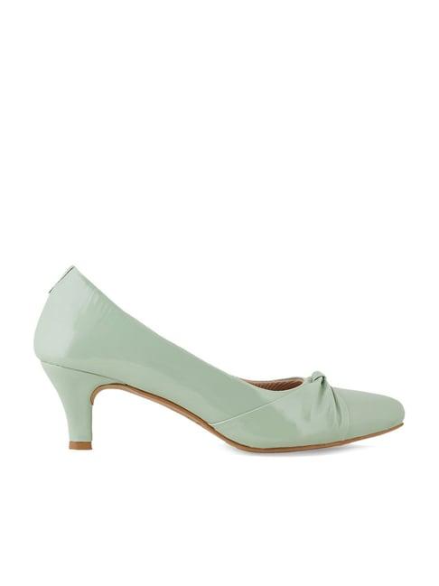 scentra women's spain green casual pumps