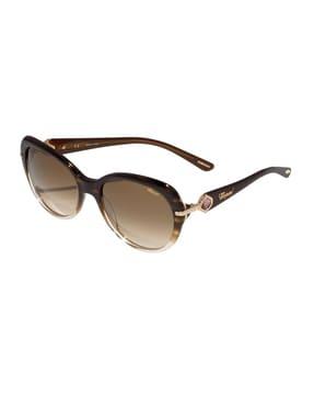 sch130s57wtdsg uv-protected oval sunglasses