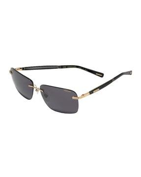 schc2760301psg uv-protected rectangular sunglasses