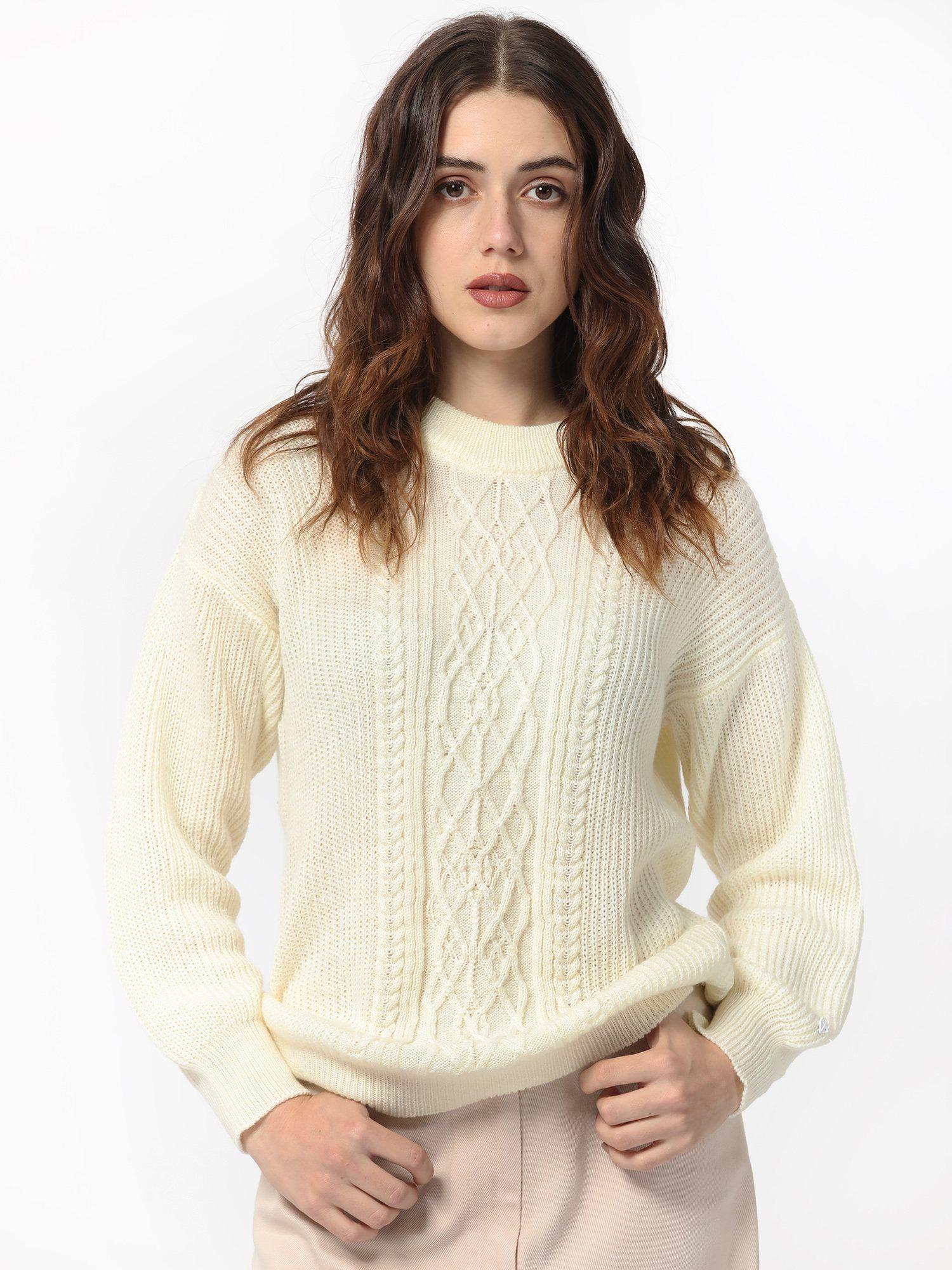 schmitt off white knitted sweater