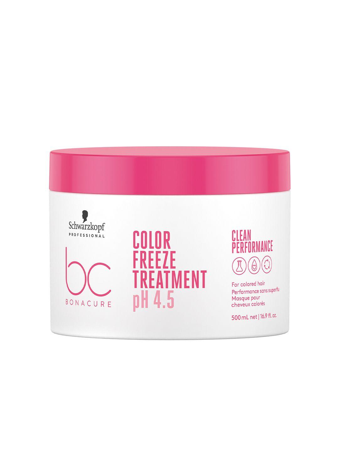 schwarzkopf professional bonacure color freeze treatment ph 4.5 hair mask - 500ml