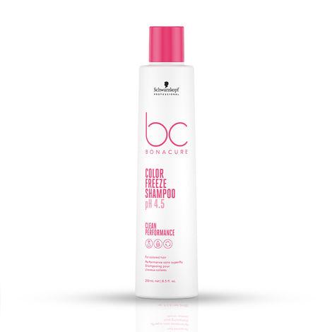 schwarzkopf professional bonacure ph 4.5 color freeze  shampoo for colored hair 250 ml
