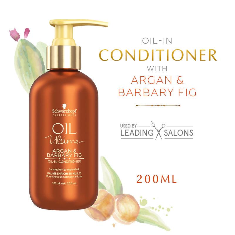 schwarzkopf professional oil ultime argan & barbary fig oil-in conditioner