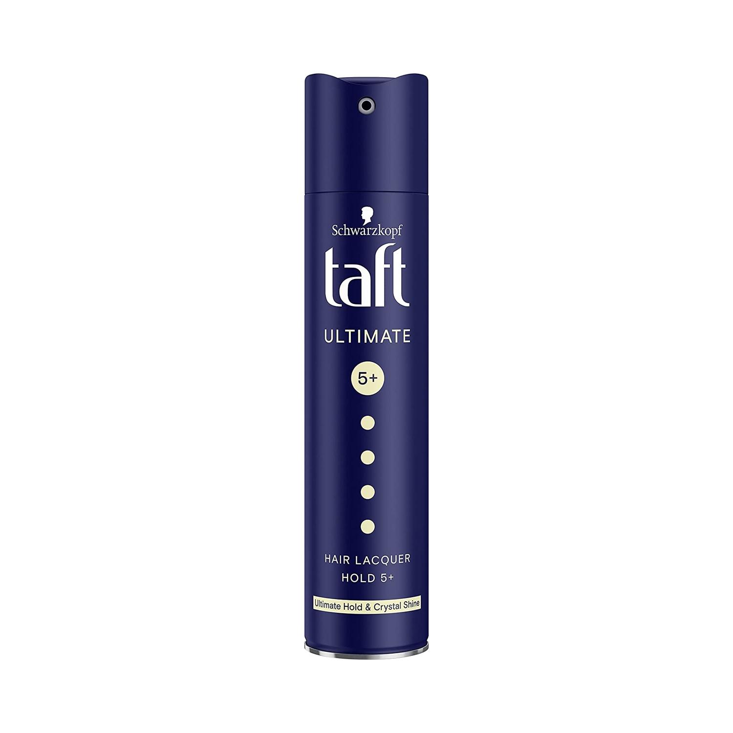 schwarzkopf taft ultimate hair lacquer ultimately strong 6 hair spray (250ml)