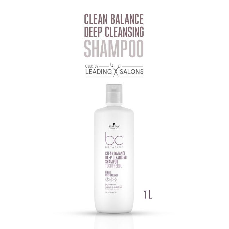 schwarzkopf professional bonacure clean balance deep cleansing shampoo with tocopherol