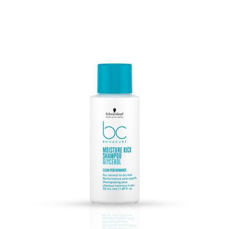 schwarzkopf professional bonacure moisture kick shampoo with glycerol | 50ml