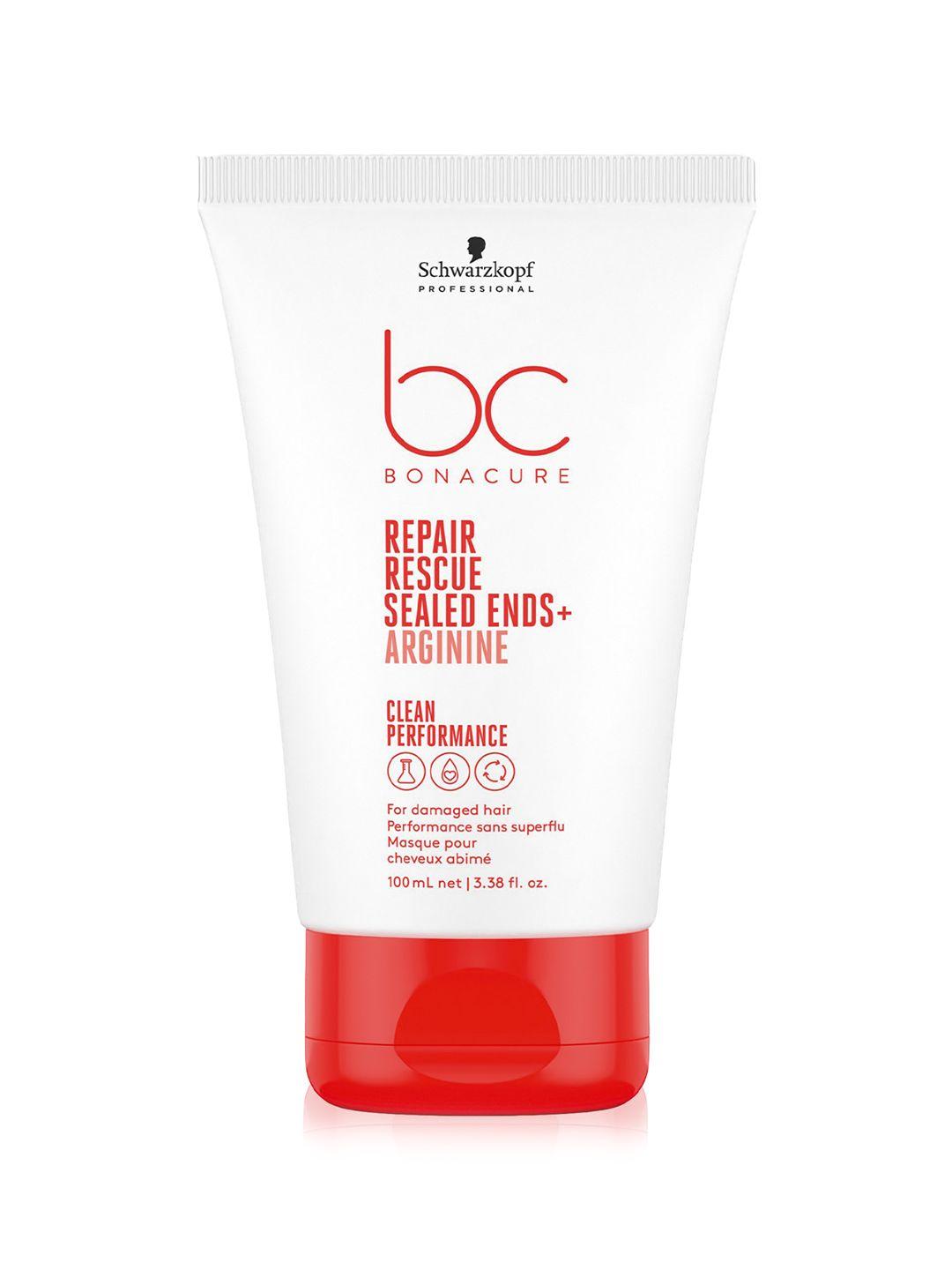 schwarzkopf professional bonacure repair rescue sealed ends hair cream with arginine 100ml