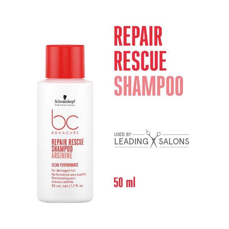 schwarzkopf professional bonacure repair rescue shampoo with arginine