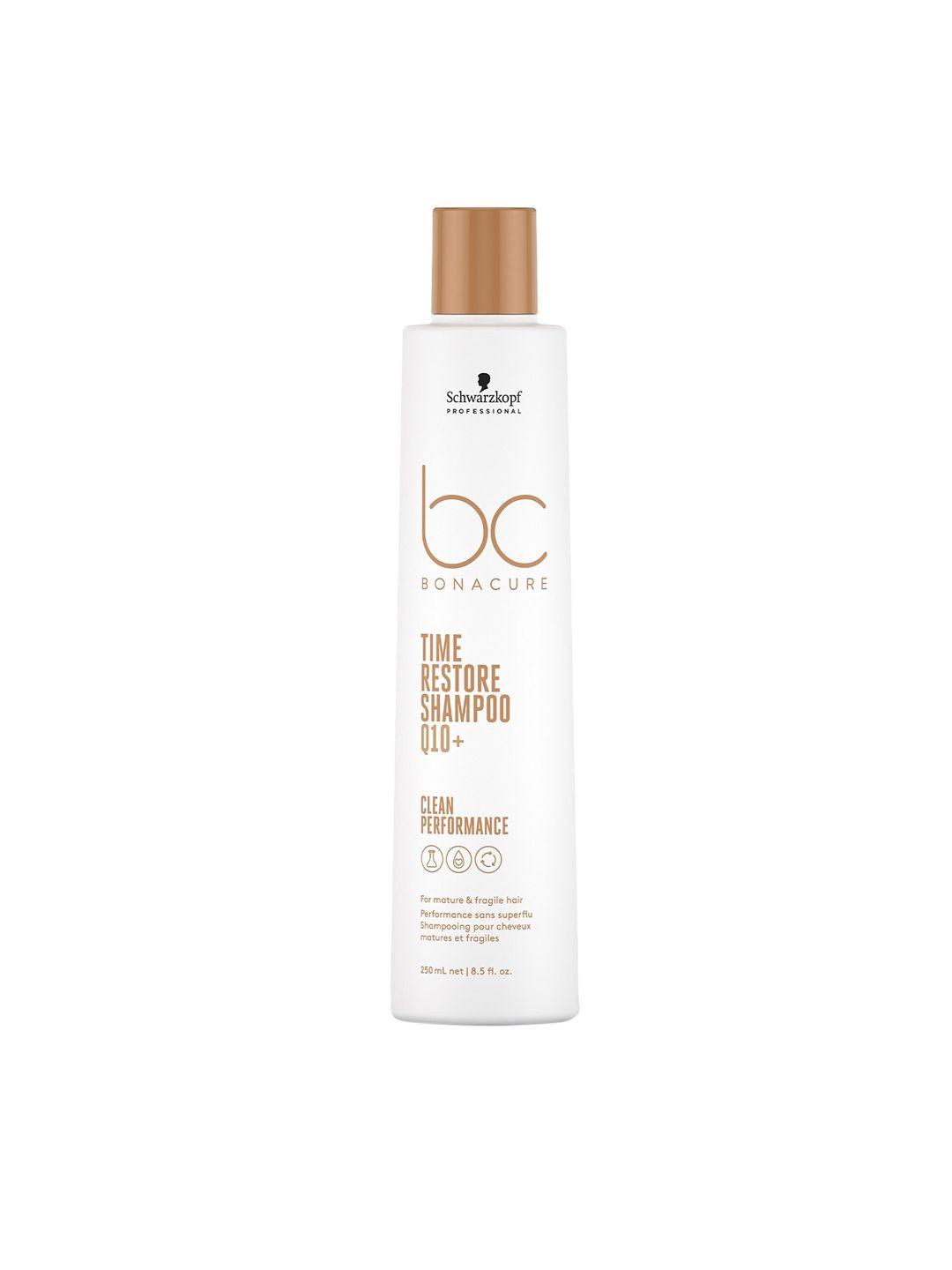 schwarzkopf professional bonacure time restore shampoo with q10+ for mature hair-250ml