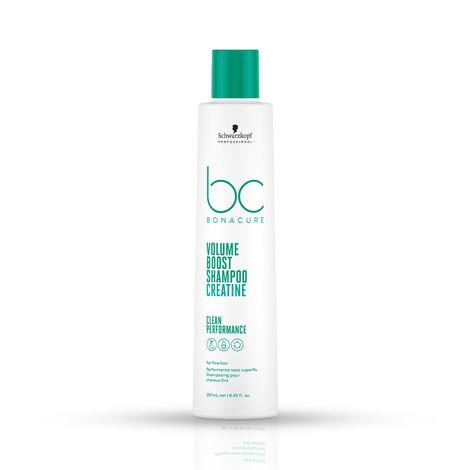 schwarzkopf professional bonacure volume boost shampoo with creatine | for fine hair | 250ml