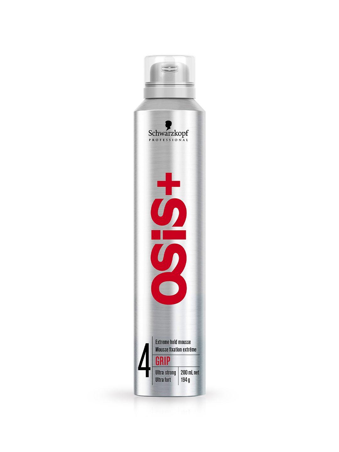 schwarzkopf professional osis+ grip extreme hold hair mousse - 200ml