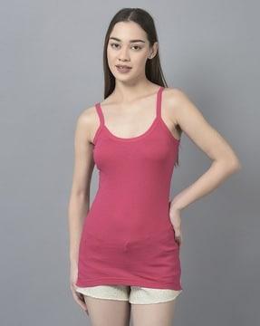 scoop-neck strappy camisole