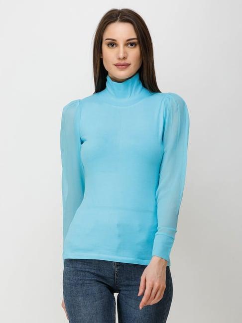 scorpius light blue regular fit top