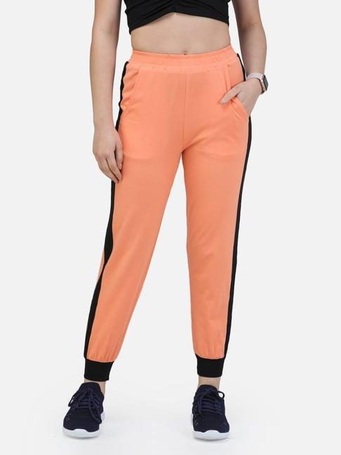 scorpius orange regular fit trackpants