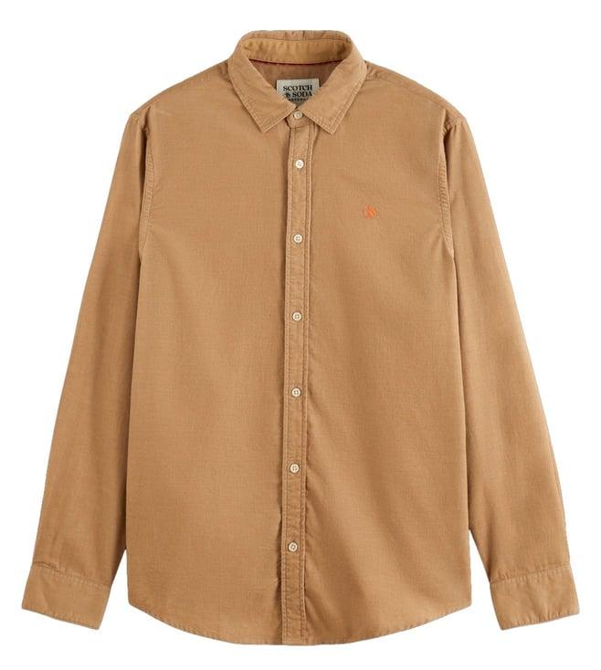 scotch & soda desert sand corduroy shirt