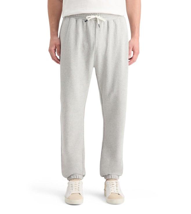 scotch & soda grey melange core - logo sweatpants