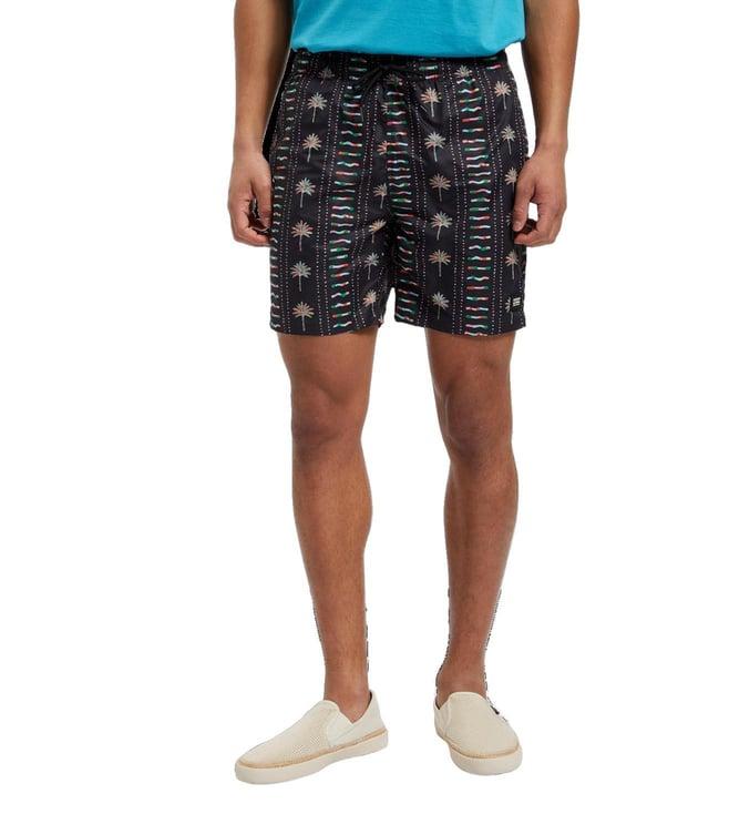 scotch & soda multi printed regular fit shorts