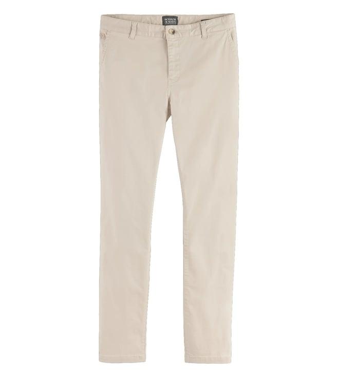 scotch & soda parchment essential stuart- stretch cotton chinos