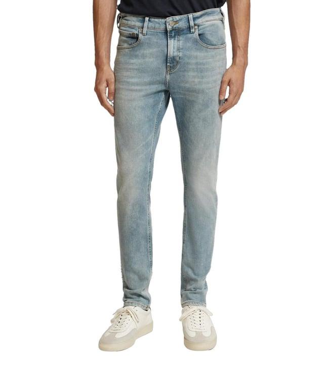 scotch & soda skim river deep heavily washed mid rise jeans