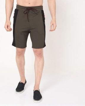 scott slim fit shorts with contrast side panel