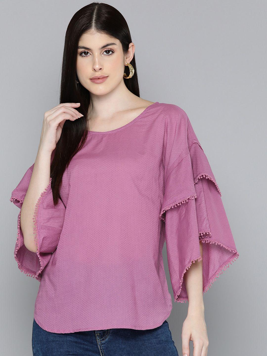 scoup bell sleeve cotton top