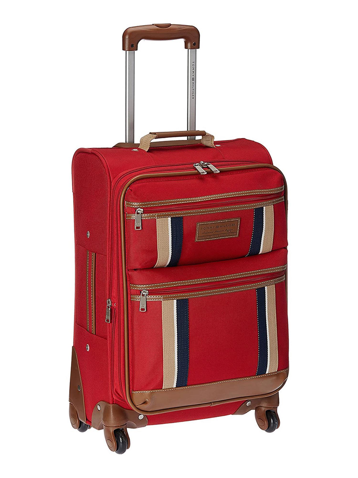 scout soft luggage red trolley bag (s)