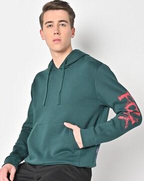 scratchy brand print slim fit hoodie