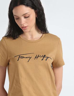 script logo cotton t-shirt