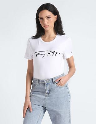 script logo cotton t-shirt