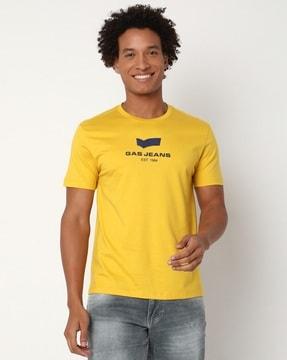 scuba logo regular fit crew neck t-shirt