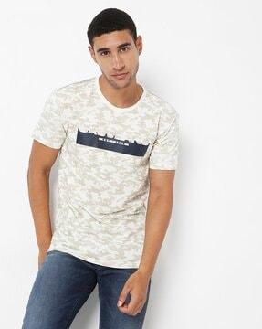 scuba camo slim fit crew-neck t-shirt