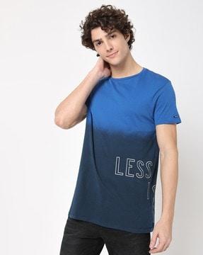 scuba minimal ombre-dyed crew-neck t-shirt