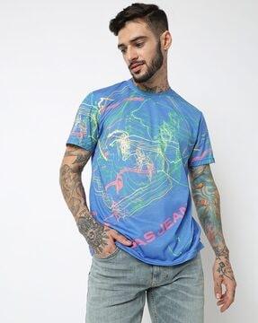 scuba neon crew-neck t-shirt