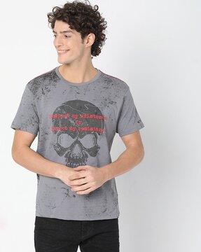 scuba skull in smart fit crew-neck t-shirt