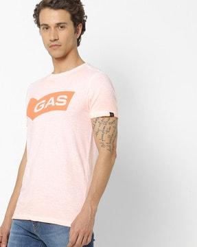 scuba slim fit logo print crew-neck t-shirt