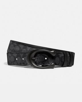 sculpted buckle cut-to-size 40mm reversible belt