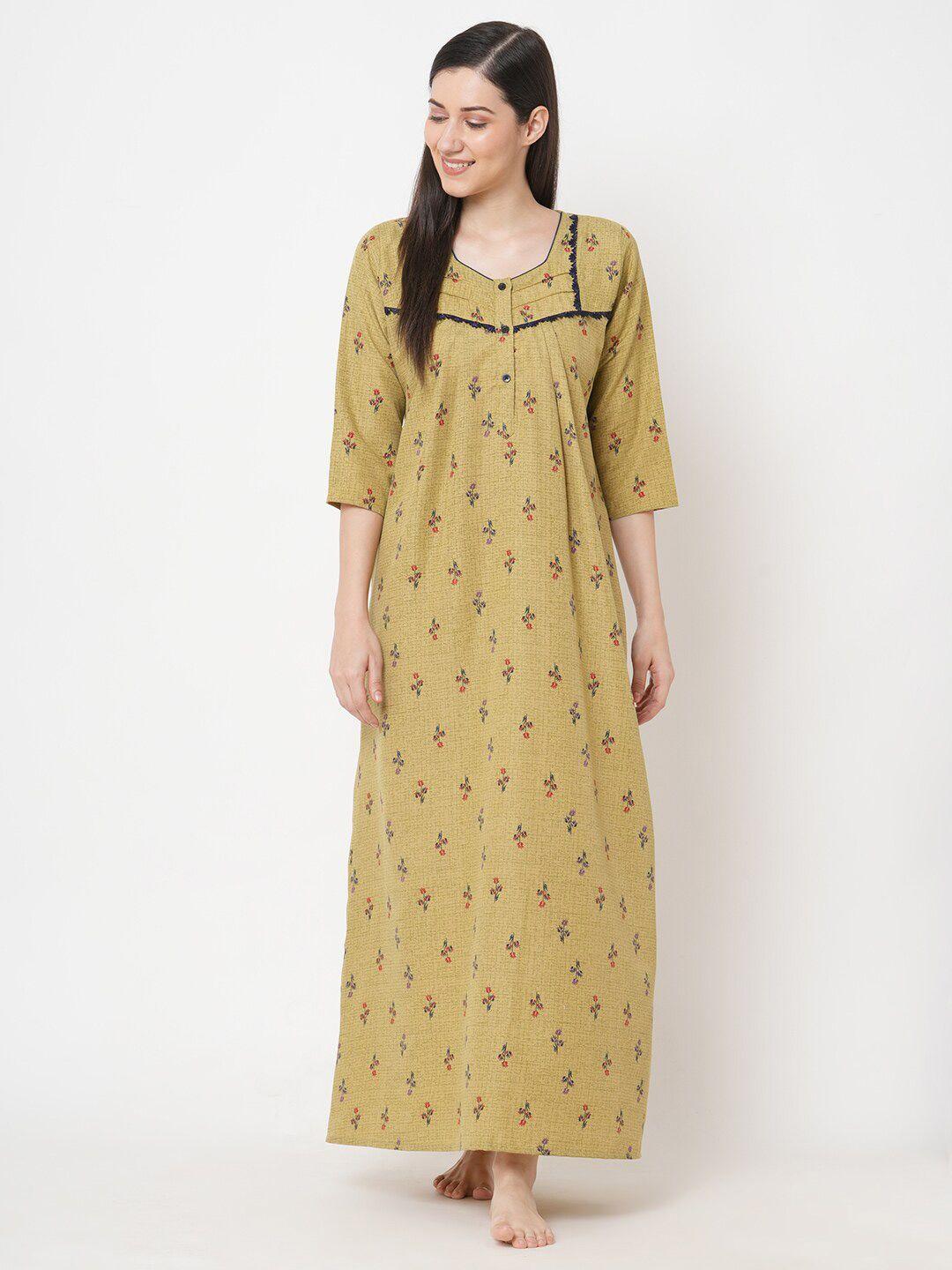 sdl by sweet dreams floral printed maxi nightdress