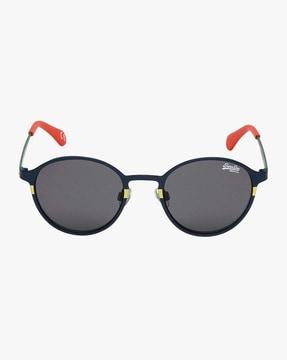 sds-stripe-007 uv-protected round sunglasses