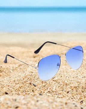 sdsun-aviblsl uv-protected aviator sunglasses