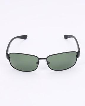 se8091 64 02r uv-protected rectangular sunglasses