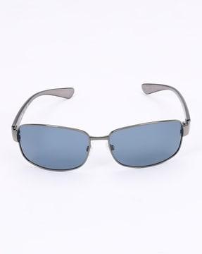 se8098 59 02n uv-protected rectangular sunglasses