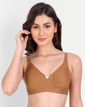 seamless back closure t-shirt bra