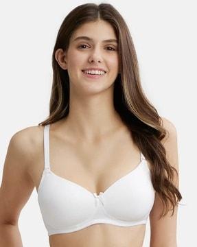 seamless bra with bow